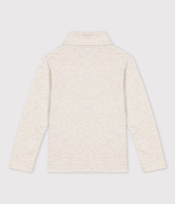 Unisex Children's Cotton Polo Neck MONTELIMAR CHINE beige