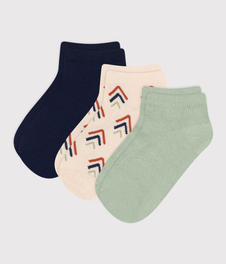 Children's Printed Cotton Socks - 3-Pack multicolor