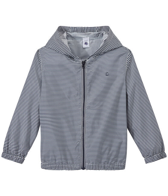 Unisex Children's Windbreaker SMOKING blue/MARSHMALLOW white