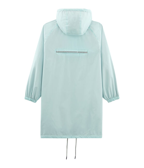 Women's reversible long windbreaker GROSEILLER pink/CRYSTAL blue
