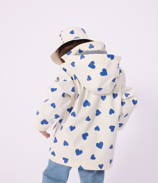 Children's iconic raincoat blue/blue