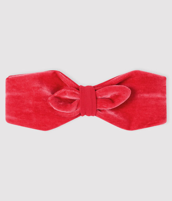 Baby girl's headband with bow POPPY pink