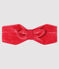 Baby girl's headband with bow POPPY pink