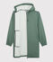 Unisex Long Light Recycled Fabric Raincoat THUYA green