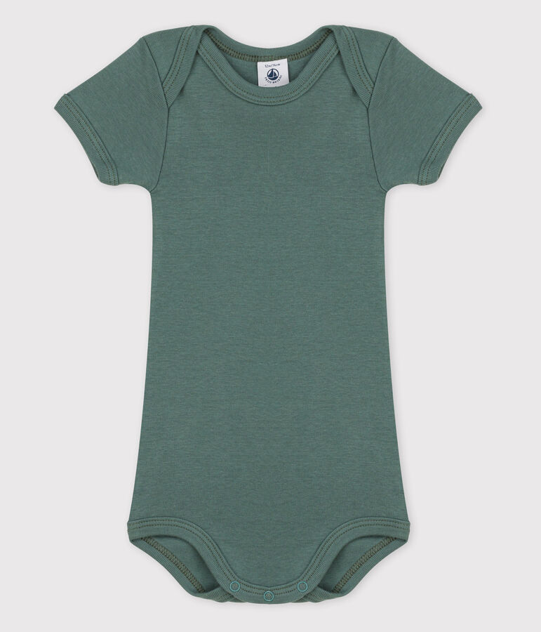 Baby Girls' Short-Sleeved Bodysuit green
