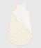 Babies' 0.5 TOG cotton sleeping bag printed with little fruits MARSHMALLOW white/MULTICO white