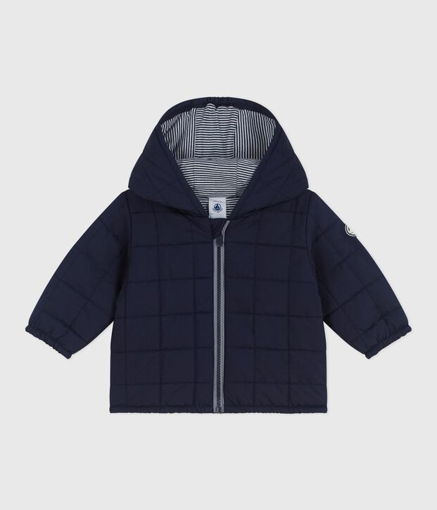 Babies' puffer jacket in plain polyester SMOKING