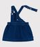 Babies' denim pinafore dress DENIM MOYEN blue