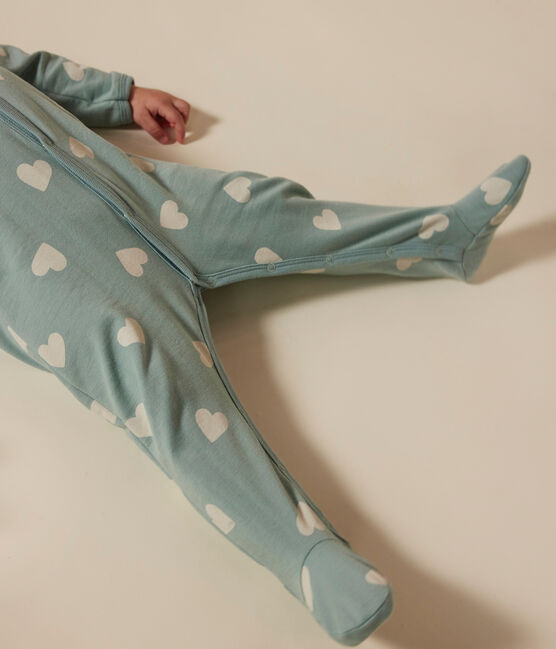 Babies' Heart Patterned Cotton Pyjamas PAUL /AVALANCHE