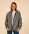 Women's short raincoat THUYA green