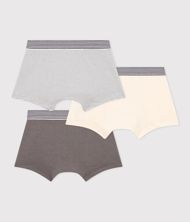 Boys' Cotton Boxer Shorts - 3-Pack multicolor