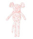 Baby girl's printed mouse comforter