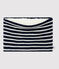Children's Unisex Snood SMOKING blue/MARSHMALLOW white