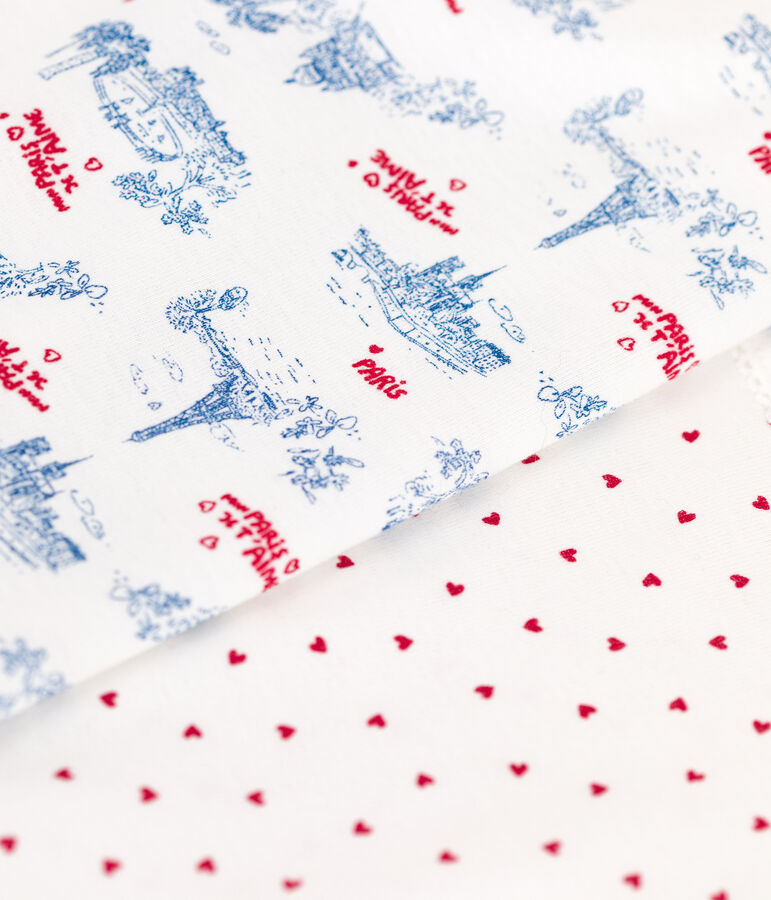 Children's Paris print cotton tank tops with fine straps - 2-pack variante 1