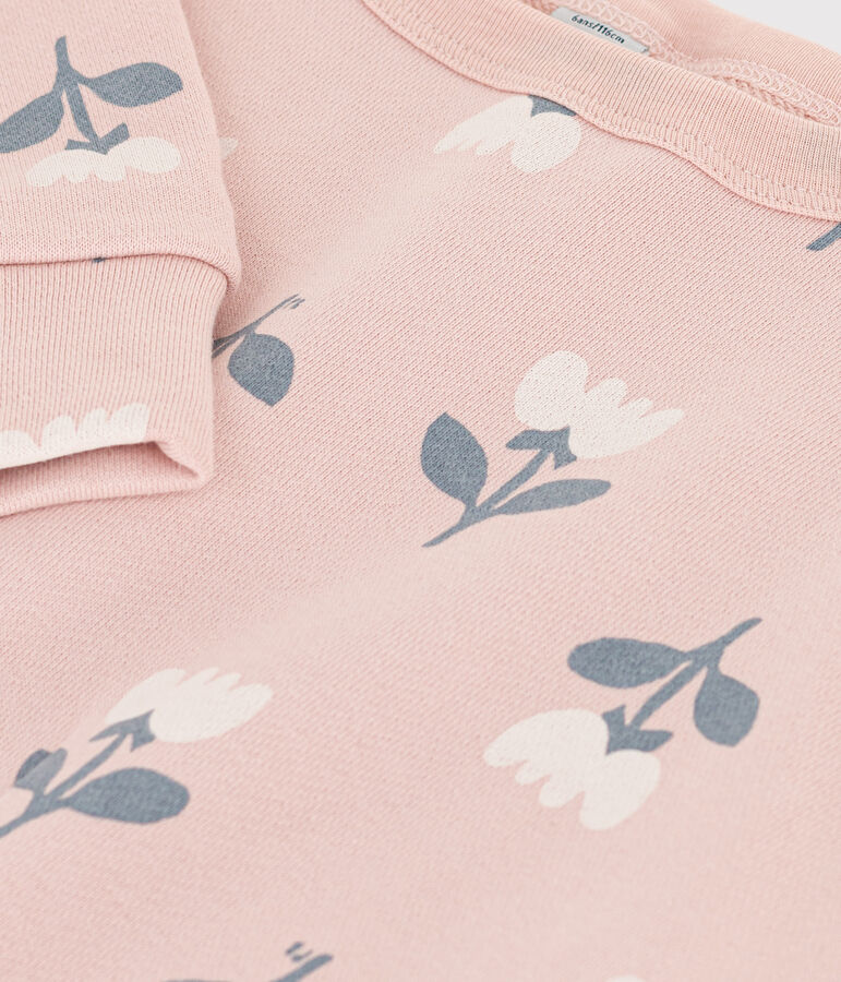 Girls' Fleece Sweatshirt pink/multicolor