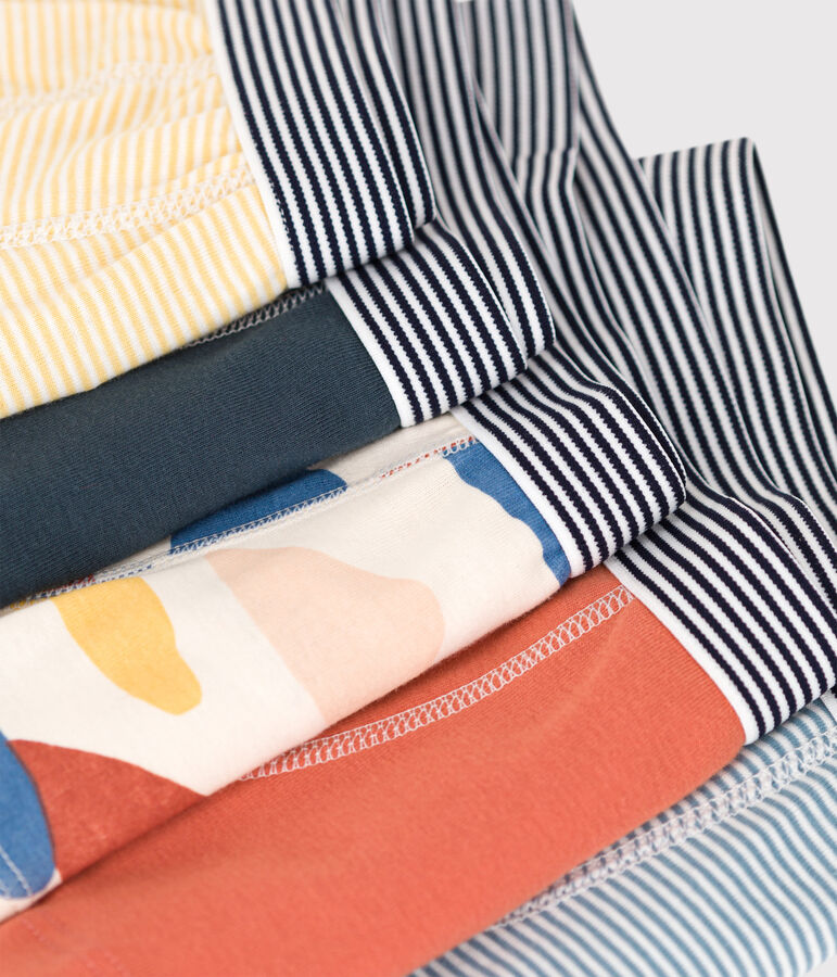 Boys' Cotton Boxer Shorts - 5-Pack multicolor