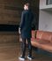 Women's Long-Sleeved Tube Knit Dress CITY CHINE grey