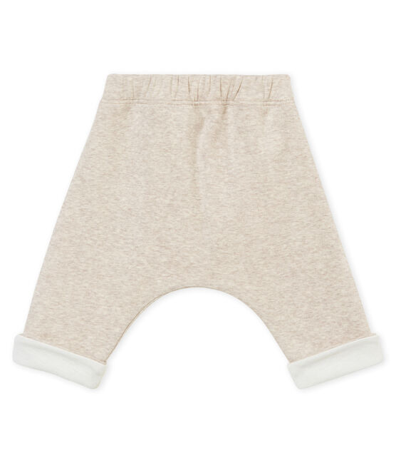 unisex baby's lined trousers CREAMY CHINE beige