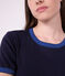 Women's short-sleeved plain cotton T-shirt SMOKING