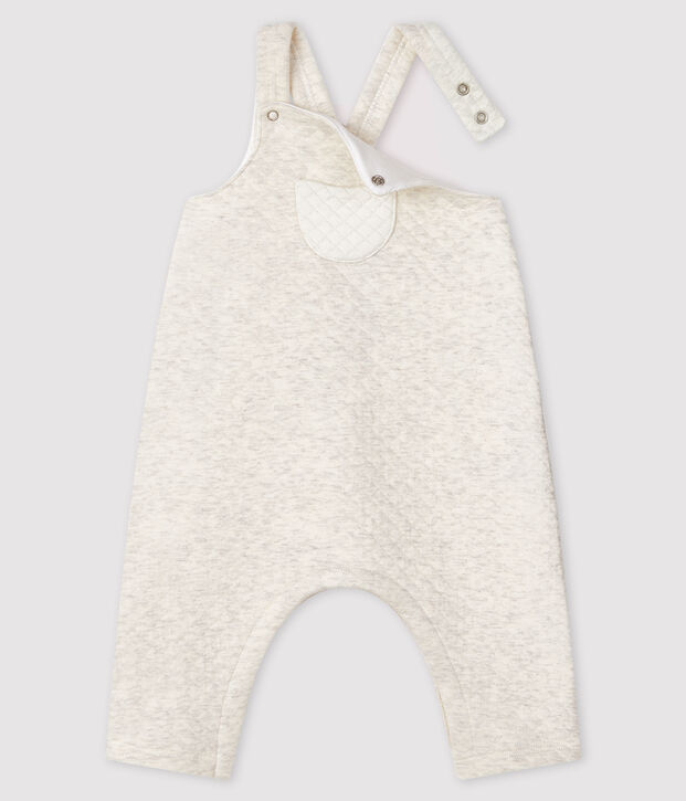 Babies' long tube-knit dungarees MONTELIMAR CHINE