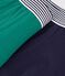 Pack of children's boxers in plain cotton and elastane multicolor