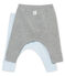 Unisex baby's set of two leggings in plain brushed soft cotton variante 1