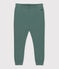Babies' Ribbed Cotton Leggings VALLEE green