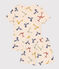 Children's Short Cotton Scooter Print Pyjamas AVALANCHE white/MULTICO