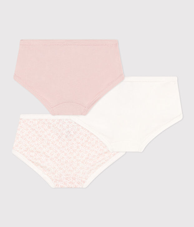 Children's High-Waisted Cotton Knickers - 3-Pack multicolor