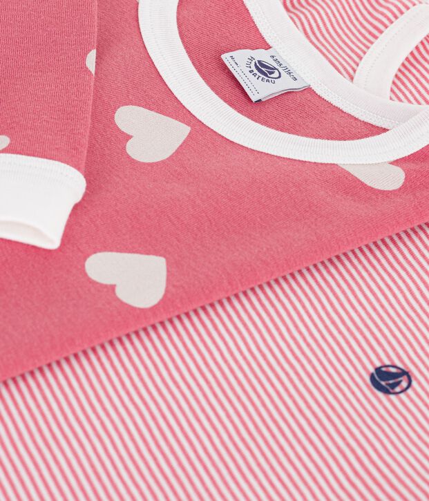 Pack of children's pyjamas in printed cotton multicolor