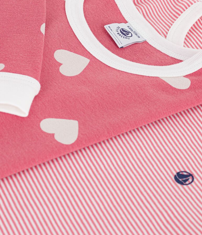 Pack of children's pyjamas in printed cotton multicolor