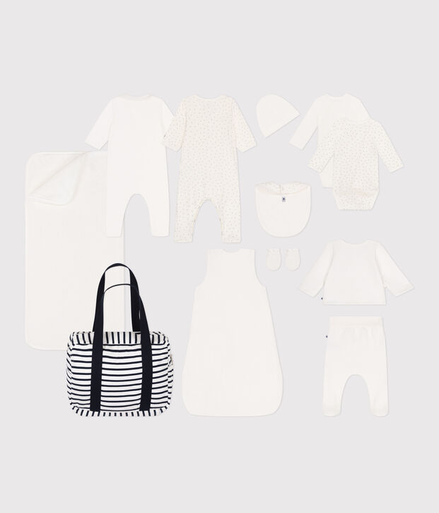 Maternity suitcase - warm materials for warm babies multicolor