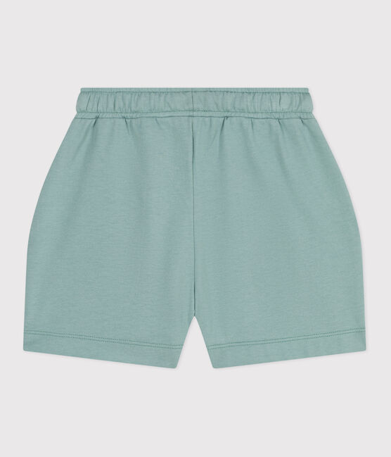 Children's plain cotton shorts PAUL green