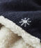 Baby Boys' Sherpa-Lined Peruvian Bonnet SMOKING blue
