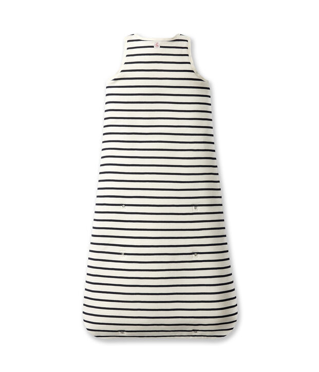 Baby's striped sleeping bag white/blue