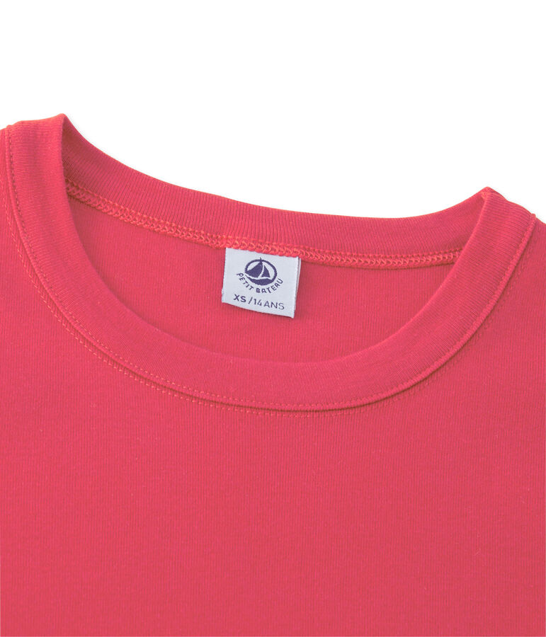 Women's striped tee Gloss pink