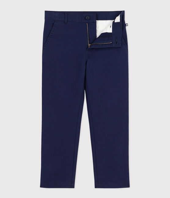 Boys' Chino Trousers MEDIEVAL blue