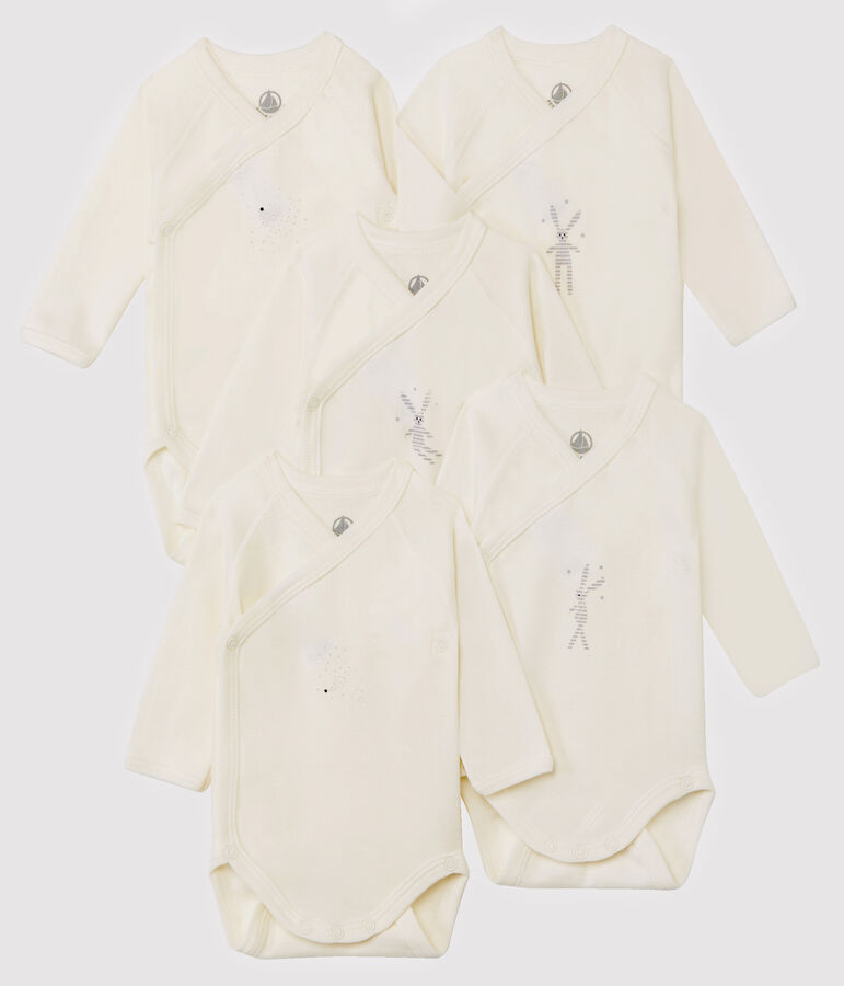 Newborn Babies' Long-Sleeved Bodysuit - 5-Piece Set variante 1