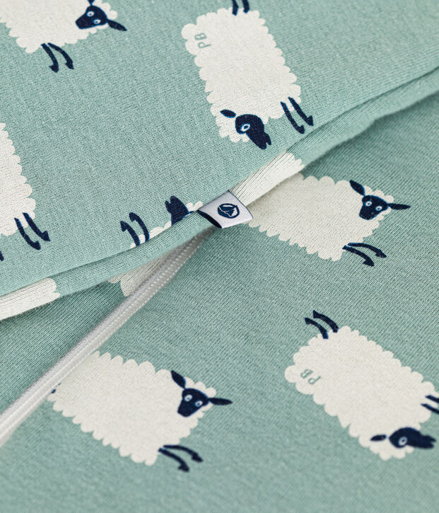 Babies 2.5 TOG cotton sleeping bag green/multicolor