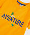 Boys' Short-Sleeved Jersey T-Shirt TEHONI yellow