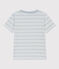 Boys' Striped Cotton T-Shirt GOMME /MARSHMALLOW