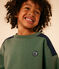 Boys' fleece sweatshirt CROCO green