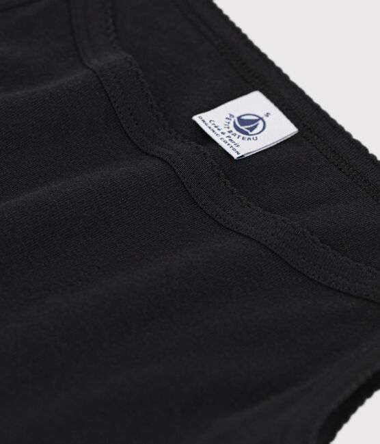 Women's Iconic Organic Cotton Strappy Top NOIR black