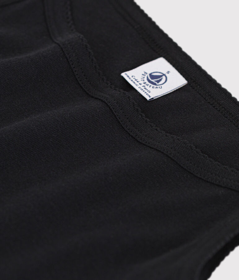 Women's Iconic Organic Cotton Strappy Top black