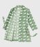 Children's printed fleece dressing gown SAULE /MARSHMALLOW
