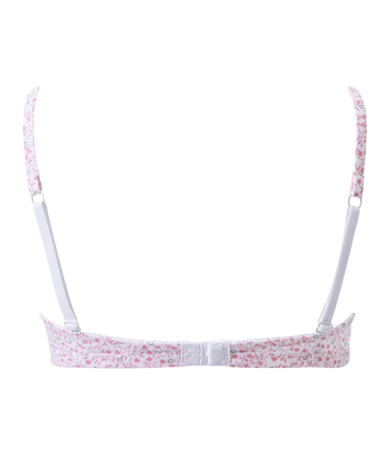 Girls' padded bra white/multicolor