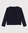 Girls' Cotton Cardigan SMOKING blue