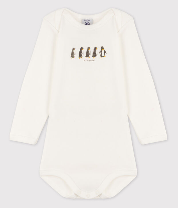 Baby Girls' Long-Sleeved Bodysuit white/yellow