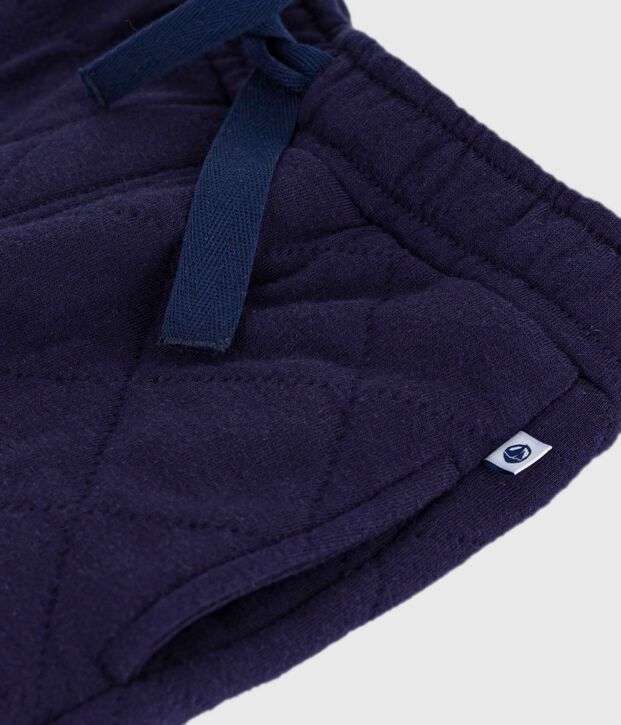 Children's plain cotton jogging bottoms SOIR