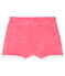 Baby girls' towelling shorts CUPCAKE pink/MARSHMALLOW white